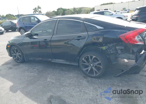 2019 Honda Civic Sport z USA, uszkodzony, nr VIN 19XFC2F88KE00733